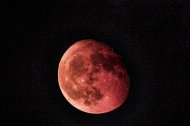 Imagen de archivo de una luna de sangre.