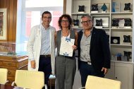 El reconeixement a Urgències es va entregar ahir a l’Arnau. - ICS LLEIDA