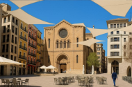 La nova plaça Sant Joan de Lleida.