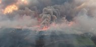 Una vista de l'incendi de Torrefeta i Florejacs.