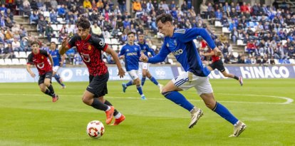 Diego Iglesias va ser un malson constant per a la defensa mallorquinista amb les seues incursions. - JORDI ECHEVARRIA