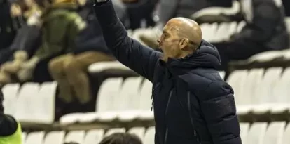 Gabri García, durant un partit amb l’Atlètic Lleida. - INGRID SEGURA