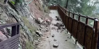 La ruta cicloturística que passa per Sant Llorenç de Montgai, tallada. - AJUNTAMENT DE CAMARASA