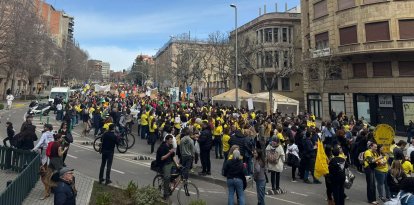 Manifestació Educació a Lleida
