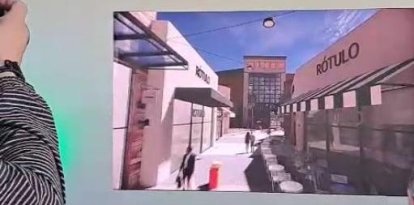 Recreació virtual del centre comercial i d'oci Promenade Lleida.