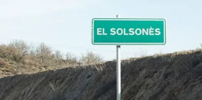 El rètol que indica l’entrada al Solsonès al límit del terme municipal de Torà. - JORDI BONILLA