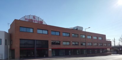 Imatge de la façana de la llotja de Mercolleida.