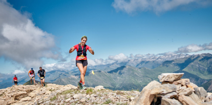 Una corredora durant la passada edició de la Garmin Epic Trail a la Vall de Boí.