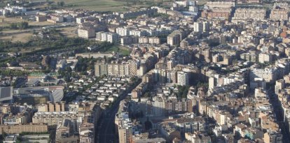 Una vista aèria de la ciutat de Lleida. - SEGRE