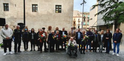 Enguany, l'acte commemoratiu ha comptat amb dos dels supervivents i diversos familiars de les víctimes.