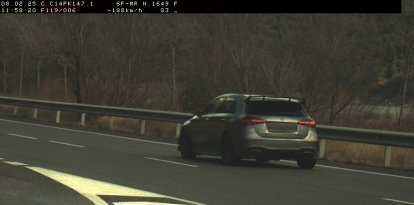 El turisme que va ser 'caçat' a 188 km/h a Peramola, en un tram limitat a 90.