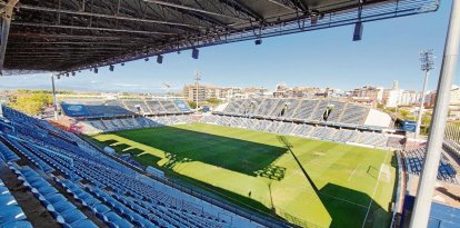 Imatge d’arxiu d’una vista general de l’interior del Camp d’Esports. - JORDI ECHEVARRIA