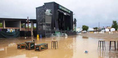Els concerts de dissabte es van suspendre per seguretat. - LAIA PEDRÓS