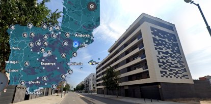 Lleida, al mapa de les ciutats amb 'edificis zebra'
