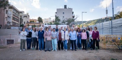 Socis de la cooperativa Sostre Cívic, que impulsa el projecte Can 70