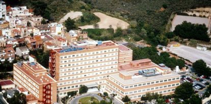 Vista aèria de l’Hospital Sant Joan de Déu de Barcelona.