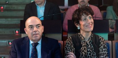 El president d’ATA, Lorenzo Amor, torna a xocar amb la ministra Elma Saiz, en foto d’arxiu. - EUROPA PRESS