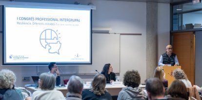 Una imatge de la primera edició del Congrés del Col·legi de Psicologia de Catalunya.