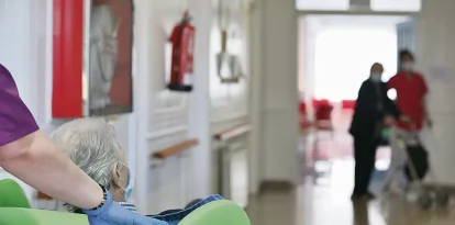 Imatge d’una residència per a persones grans, un servei en creixement constant. - EUROPA PRESS