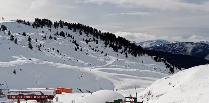 Una vista de la estación de esquí Baqueira Beret.