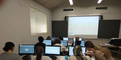 Foto de archivo de un programa anterior del IMO.