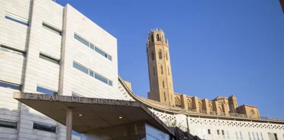 Vista de la seu dels jutjats de Lleida al Canyeret. - SEGRE