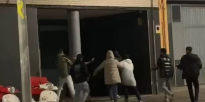 El vídeo de la baralla s’ha fet viral a Tàrrega. - SEGRE