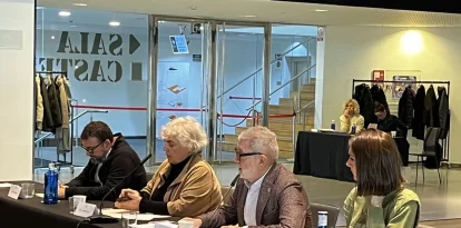 Larrosa va explicar el pressupost en el Consell Econòmic i Social. - AJUNTAMENT DE LLEIDA