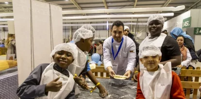 El taller del Gremi de Forners de Lleida, una de les activitats amb més èxit del Cucalòcum. - JORDI BONILLA