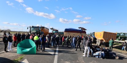 El tall a l'A-2 a Fondarella aquest divendres.