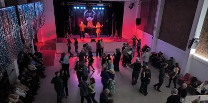 Imatge del ball, que va anar a càrrec d’Orgue de Gats. - AJUNTAMENT DE TORRELAMEU