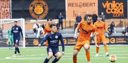 Nil Sauret va tornar a tenir minuts amb l’equip després d’una aturada de dos mesos. - INGRID SEGURA