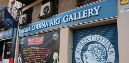 L’Adrià Codina Art Gallery només obrirà el cap de setmana per a visites concertades. - AMADO FORROLLA