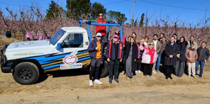 La presentació del 15è Fruiturisme aquest matí a Aitona.