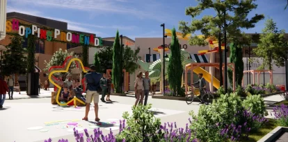 Imatge virtual de com es preveu que sigui el centre comercial Shopping Promenade de Lleida. - SHOPPING PROMENADE LLEIDA