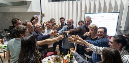 JARC de Lleida va celebrar els resultats obtinguts en els comicis. - PAU PASCUAL PRAT