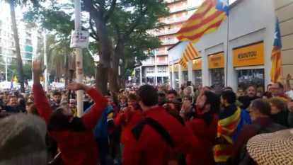 Lleidatans a la manifestació