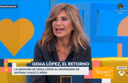 Gemma López, a ‘Espejo público’.