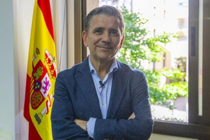 El candidat de Vox a Lleida al Parlament, Rafael Villafranca.