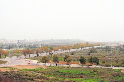 Estat actual dels terrenys on hi haurà ubicada la zona comercial, entre Magraners i la Bordeta. - AMADO FORROLLA