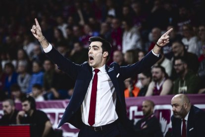Gerard Encuentra confia que l’equip millori la imatge davant del Reial Madrid. - ACB PHOTO