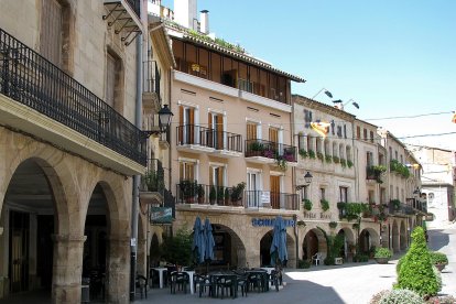 Imagen de archivo de la Plaça Major de Les Borges Blanques.