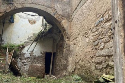 El castell va perdre la coberta l’any 2016. - C.SANS