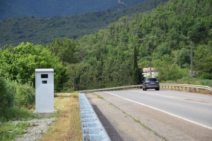 Imatge d’aquesta setmana del radar, que ja multa. - C.SANS