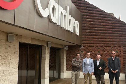 Visita de Caixa Rural a la Cambra de Comerç de Barcelona.
