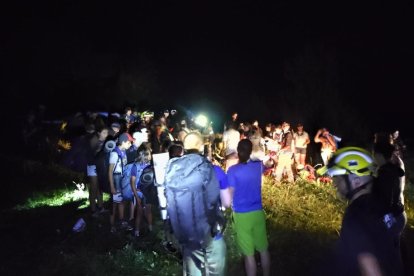 Rescaten de matinada 41 nens d'un esplai de Lleida perduts a la muntanya