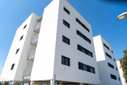 El nou bloc de pisos de lloguer social a Lleida, al barri dels Mangraners.