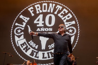 El cantante Javier Andreu, del grupo La Frontera.
