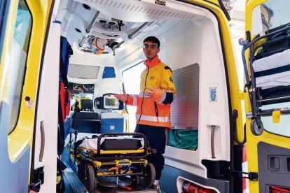 Carlos Leira, resident d'infermeria.