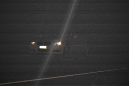 La imatge del radar, amb el vehicle infractor que circulava a 187 per l'L-310 a Plans de Sió.